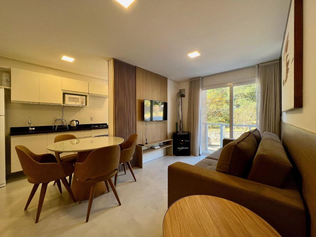 Apartamento Villa Hortensias 1Dorm Centro By Achei كانيلا المظهر الخارجي الصورة