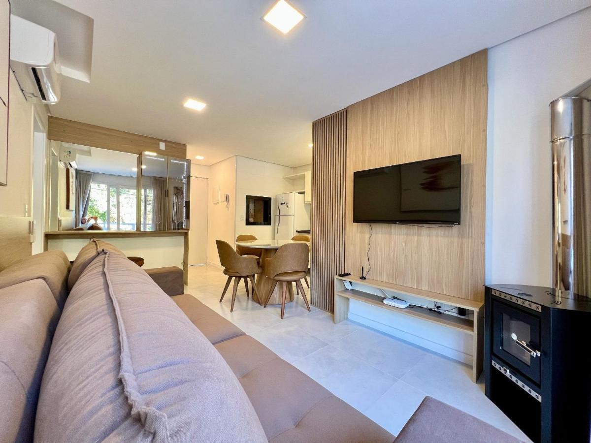 Apartamento Villa Hortensias 1Dorm Centro By Achei كانيلا المظهر الخارجي الصورة